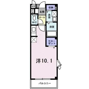 エスト グリシーナ【2階】の間取り