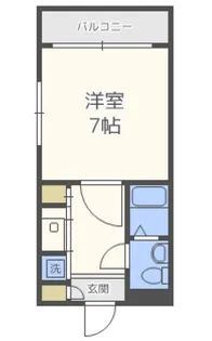 アルティ博多駅南【6階】の間取り