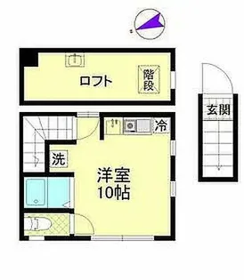 ヴィラアペルト【2階】の間取り