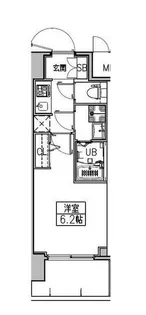 S-RESIDENCE城東SEVER【6階】の間取り