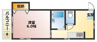 コーポ大塚【5階】の間取り