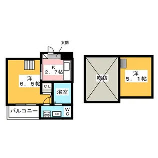 アネックス鶴舞【2階】の間取り