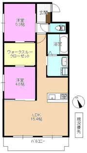 エクシード今井【2階】の間取り
