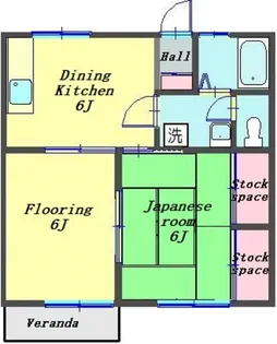 サンフラワーハイム【2階】の間取り