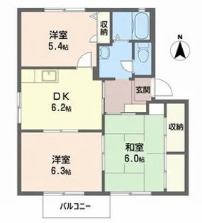 レガートIIB【2階】の間取り