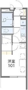 レオパレス里【2階】の間取り