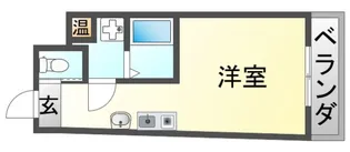 ヴィラほった【1階】の間取り