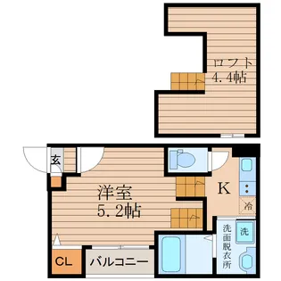 オプティマルコーポ【2階】の間取り