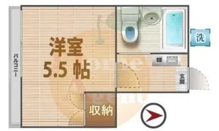 サンタハウス【3階】の間取り