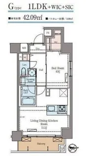 ラグゼナ秋葉原【5階】の間取り