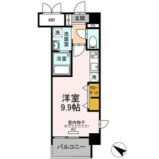 ciliegio桜坂【3階】の間取り