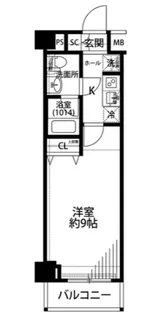 プレール・ドゥーク羽田WESTII【3階】の間取り