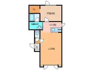 ブライトノア【1階】の間取り