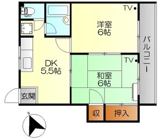 第2橋本ビル【5階】の間取り