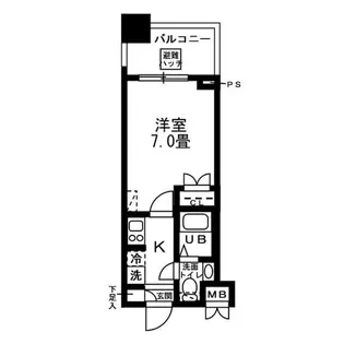 レジディア錦糸町【9階】の間取り