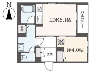 アベコーポ【1階】の間取り