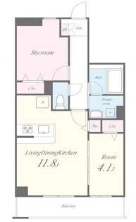 グランフォルム上鷺(グランフォルムカミサギ)【5階】の間取り
