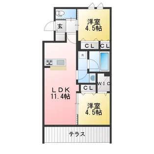 仮)鵠沼海岸7丁目メゾン【1階】の間取り
