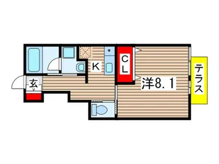 スージーハウスII【1階】の間取り