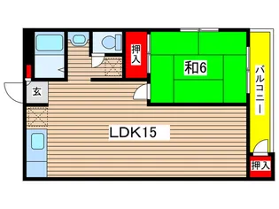 小川マンション【3階】の間取り