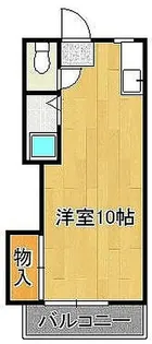 シティベールfuji【1階】の間取り