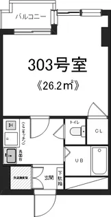 ヒルトップ青葉台【3階】の間取り