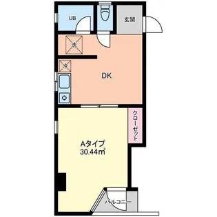 ミストラル【2階】の間取り