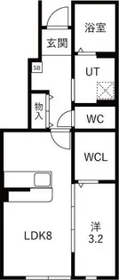 LeveL vijf A【1階】の間取り