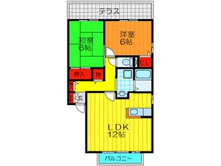 ボナ-ル【1階】の間取り