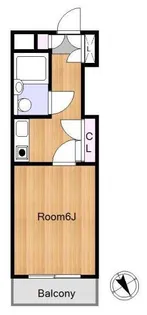 ハウゼル新板橋【3階】の間取り