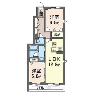 シドポルテI【SHM】【1階】の間取り