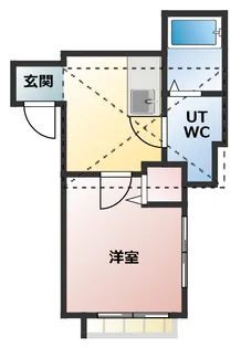 アランチェート矢田【1階】の間取り