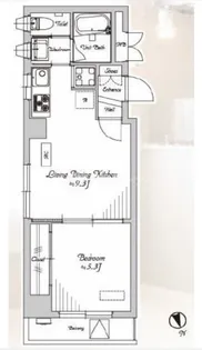 ライオンズマンション錦糸町第6【8階】の間取り