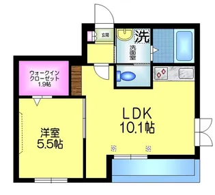 メゾン・アルチザン【2階】の間取り