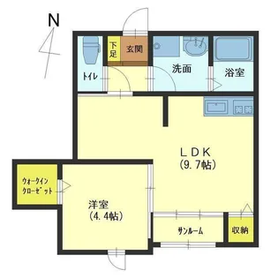 エストレラ A棟【2階】の間取り