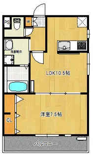 メゾン イグレック【2階】の間取り
