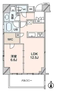 ウエルカーサ両国【8階】の間取り
