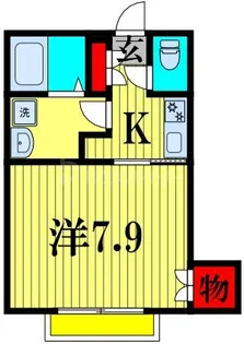 ルナフローラ【1階】の間取り