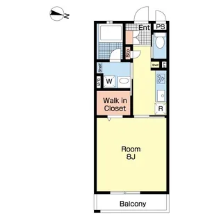 プランドール【1階】の間取り
