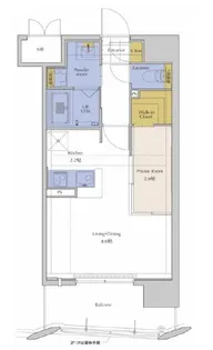 ネストピア東比恵駅前【8階】の間取り