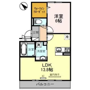 プランタン【2階】の間取り