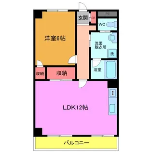 サンヨーマンション【3階】の間取り