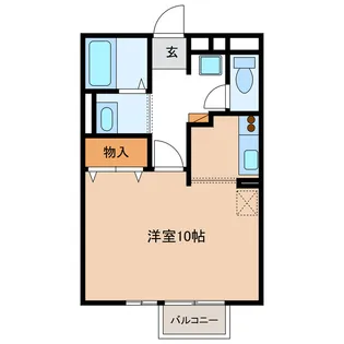 エクレール【1階】の間取り