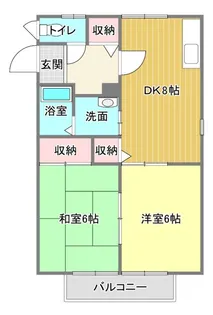 サンハイム【1階】の間取り