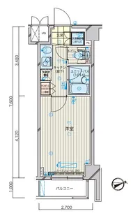 ルーブル野方伍番館【1階】の間取り
