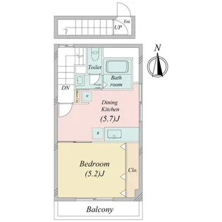 メール南成瀬【2階】の間取り