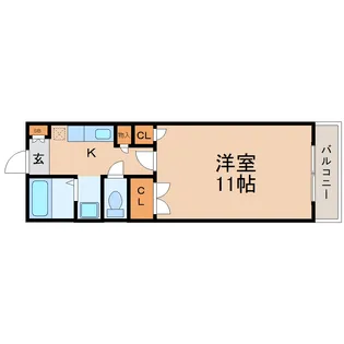 ベルメゾンMIYAZAKI【1階】の間取り