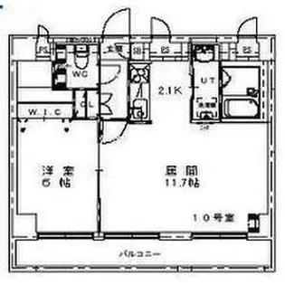 Bien North(ビアンノース)【5階】の間取り