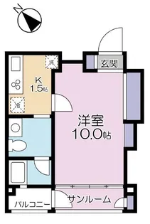 アイショウパルハウス東玉川【3階】の間取り