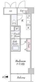 URBANLINKときわ台【6階】の間取り